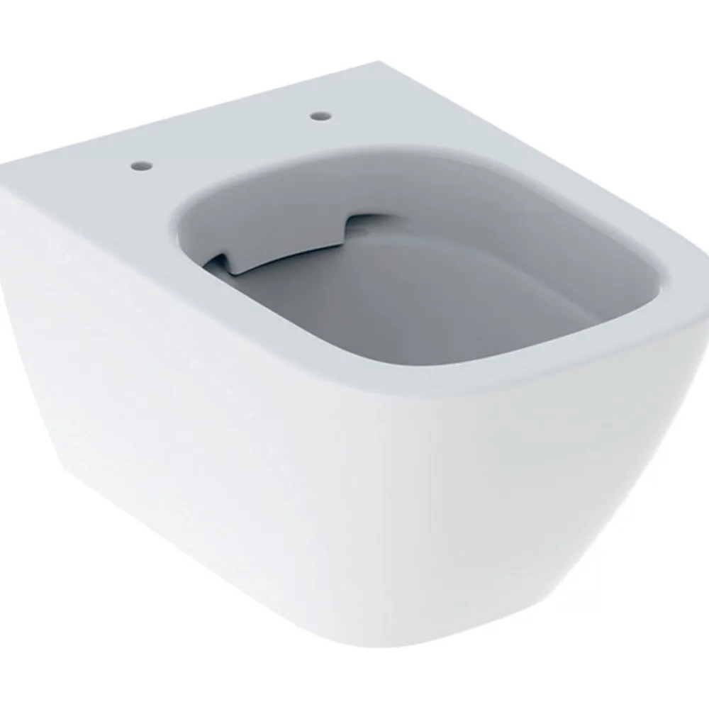 Outlet Seinä WC-istuin Smyle Square, ilman kantta, valkoinen Seinä-Wc