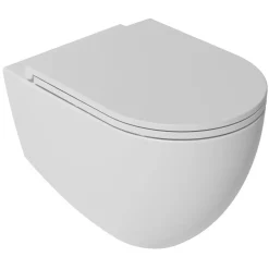 New Seinä-WC-istuin Infinity Rimless, huuhtelukaulukseton, matta, eri värejä Wc-Istuimet, Viemäröinti Taakse (P-Lukko)