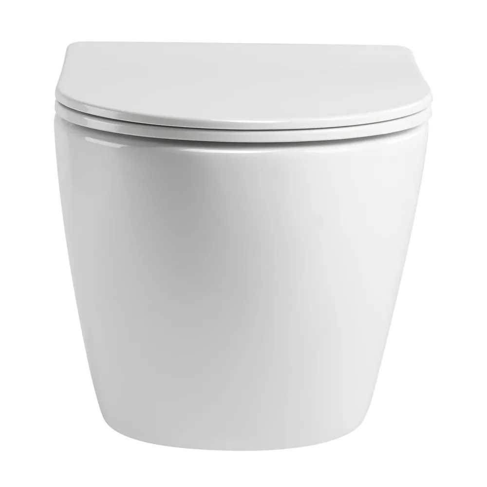 Seinä-WC-istuin Pacho Rimless, soft-close -kannella, eri värejä*Interia Clearance