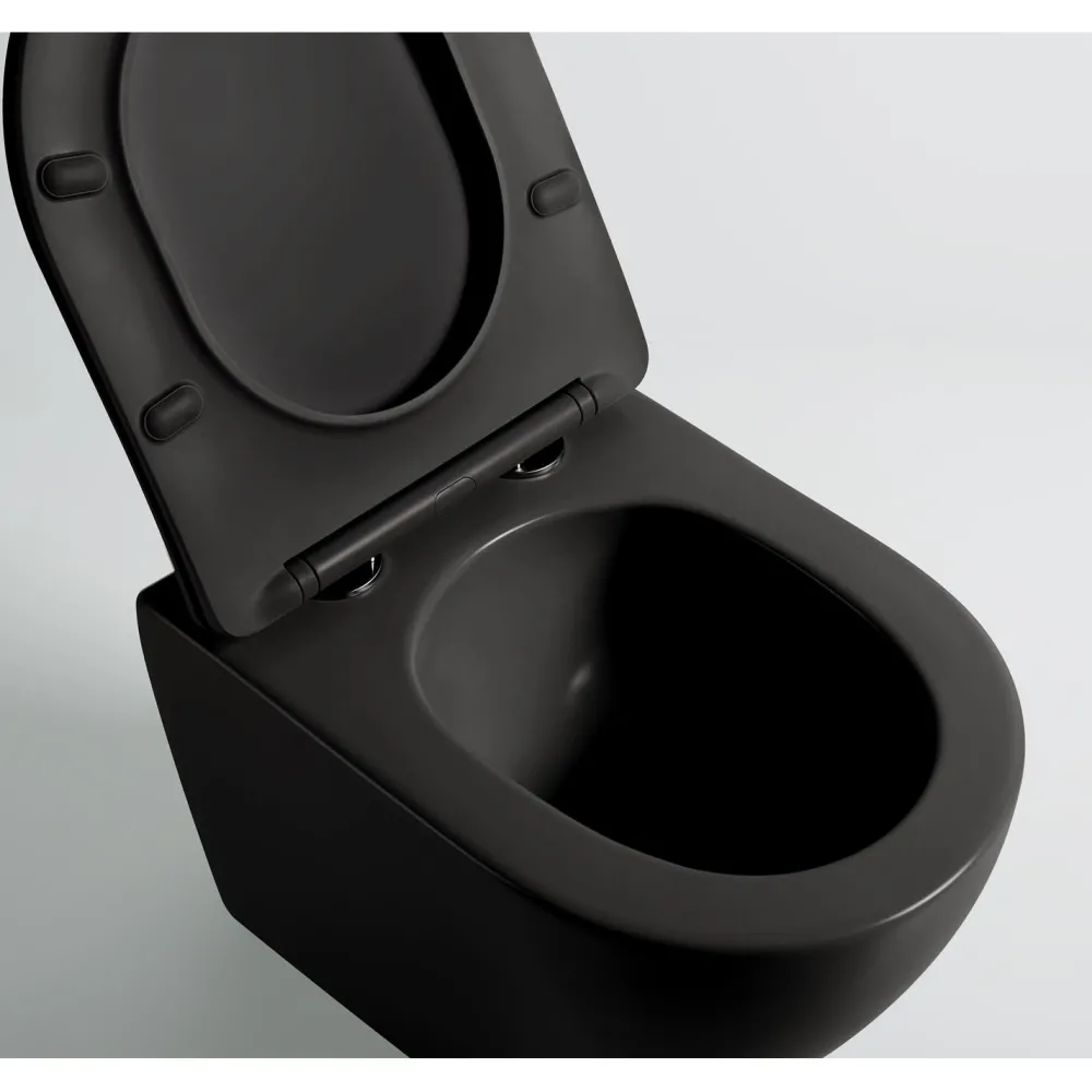 Seinä-WC-istuin Pacho Rimless, soft-close -kannella, eri värejä*Interia Clearance