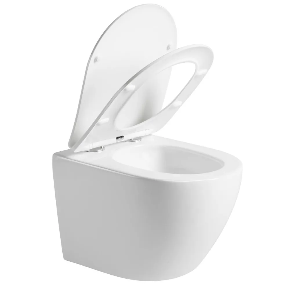 Seinä-WC-istuin Pacho Rimless, soft-close -kannella, eri värejä*Interia Clearance