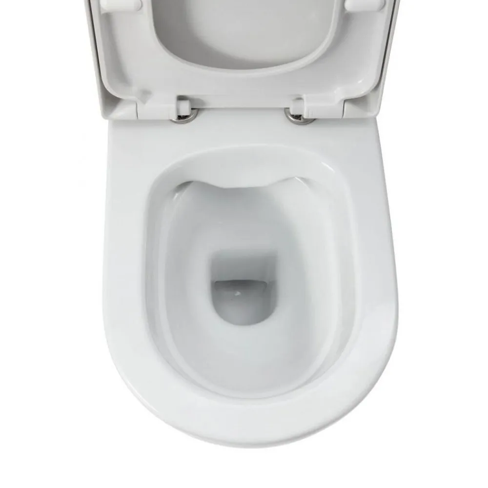 Seinä-WC-istuin File 2.0, huuhtelukaulukseton, valkoinen*Lavabo Best