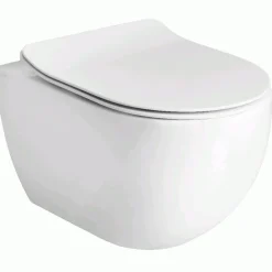 Seinä-WC-istuin Glomp, huuhtelukaulukseton, valkoinen*Lavabo