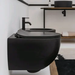 Clearance Seinä-WC-istuin Glomp Mini, huuhtelukaulukseton, matta, eri värejä Wc-Istuimet Ilman Huuhtelukaulusta