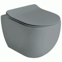 Clearance Seinä-WC-istuin Glomp Mini, huuhtelukaulukseton, matta, eri värejä Wc-Istuimet Ilman Huuhtelukaulusta