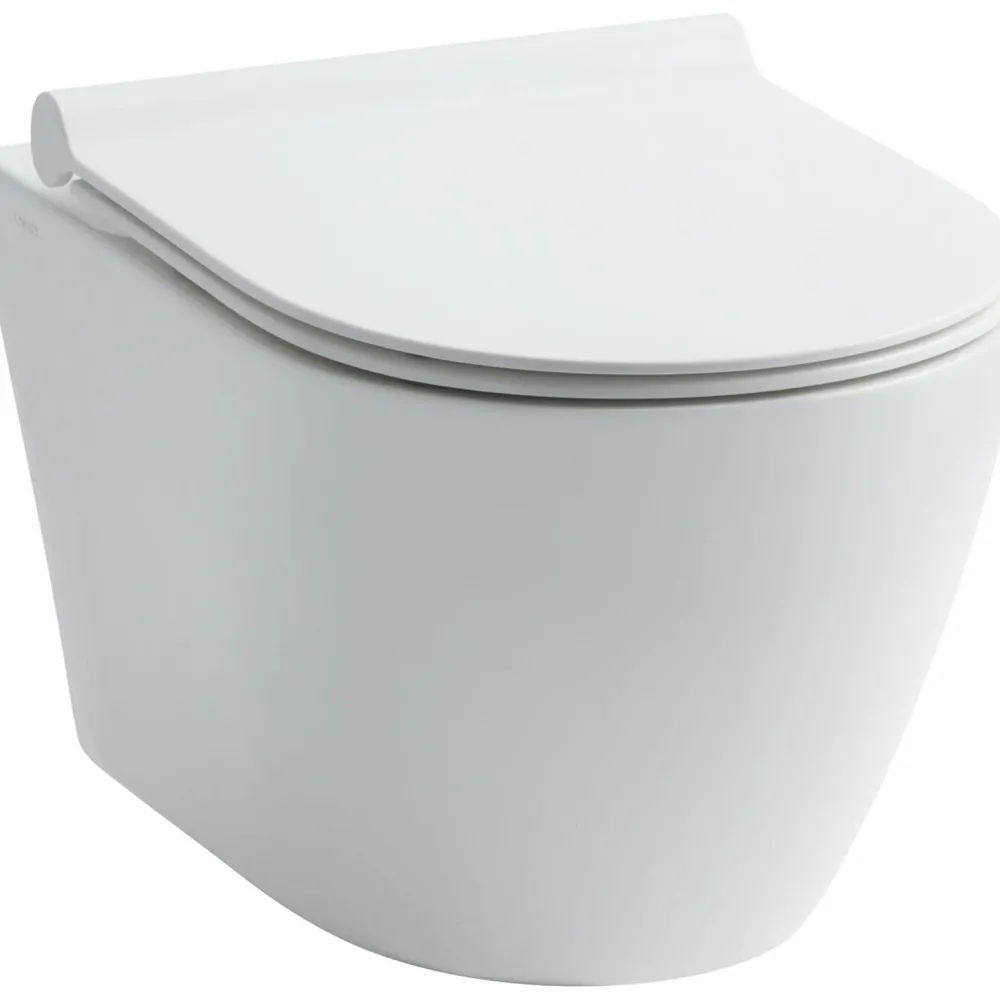 Seinä-WC-istuin Studio, ohuella kannella, valkoinen*Lavabo Outlet