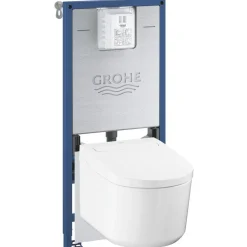 Seinä-WC-paketti Rapid SLX 4-in-1, valkoinen*Grohe Hot