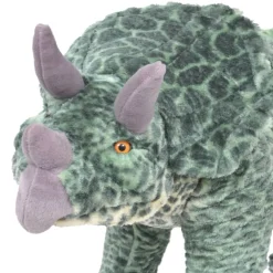 Seisova leludinosaurus Triceratops XXL plyysi vihreä*FinePRICE Online