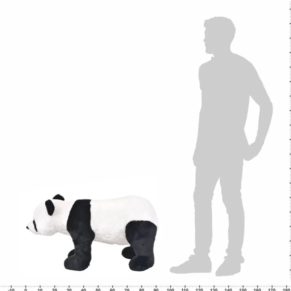 Seisova pehmolelu panda musta ja valkoinen XXL*FinePRICE