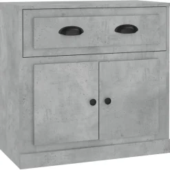 Senkki betoninharmaa 70x35,5x67,5 cm tekninen puu (16428)*FinePRICE Outlet