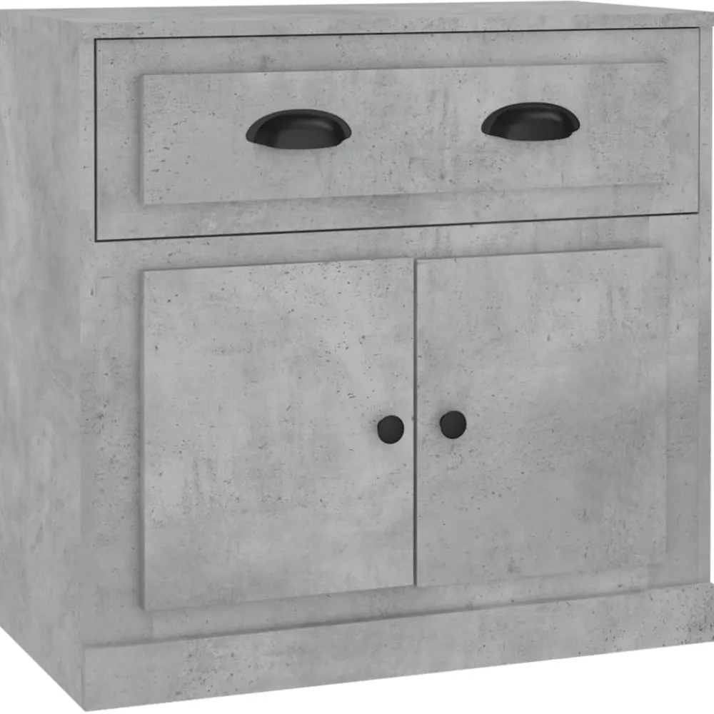 Senkki betoninharmaa 70x35,5x67,5 cm tekninen puu (16428)*FinePRICE Outlet