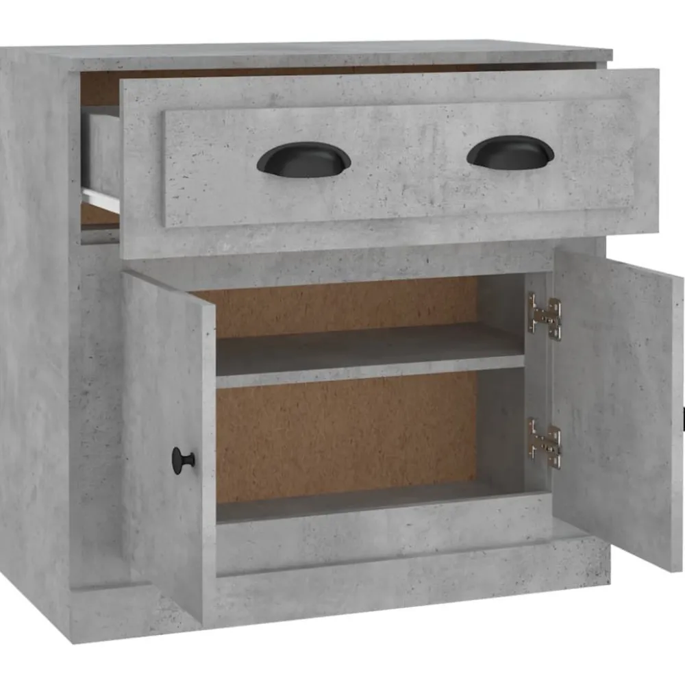 Senkki betoninharmaa 70x35,5x67,5 cm tekninen puu (16428)*FinePRICE Outlet