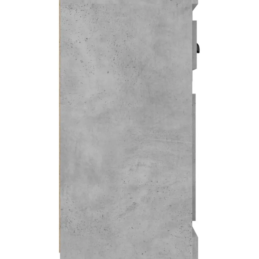 Senkki betoninharmaa 70x35,5x67,5 cm tekninen puu (16428)*FinePRICE Outlet