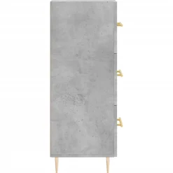 Hot Senkki betoninharmaa 34,5x34x90 cm tekninen puu (28592) Senkit