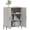 Best Senkki harmaa Sonoma 69,5x34x90 cm tekninen puu (27738) Senkit