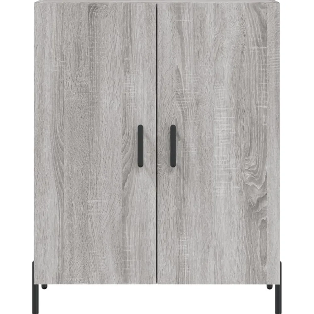 Best Senkki harmaa Sonoma 69,5x34x90 cm tekninen puu (27738) Senkit