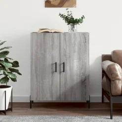 Best Senkki harmaa Sonoma 69,5x34x90 cm tekninen puu (27738) Senkit