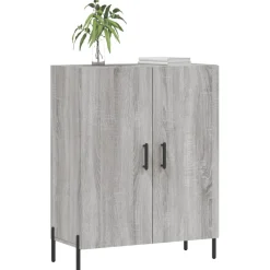 Best Senkki harmaa Sonoma 69,5x34x90 cm tekninen puu (27738) Senkit