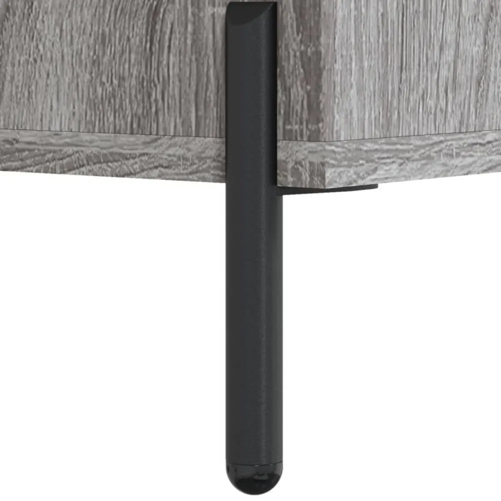 Best Senkki harmaa Sonoma 69,5x34x90 cm tekninen puu (27738) Senkit
