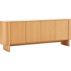 Best Senkki MORBEN 202,5x42xK75 cm, tammikoristeinen melamiini, beige Senkit