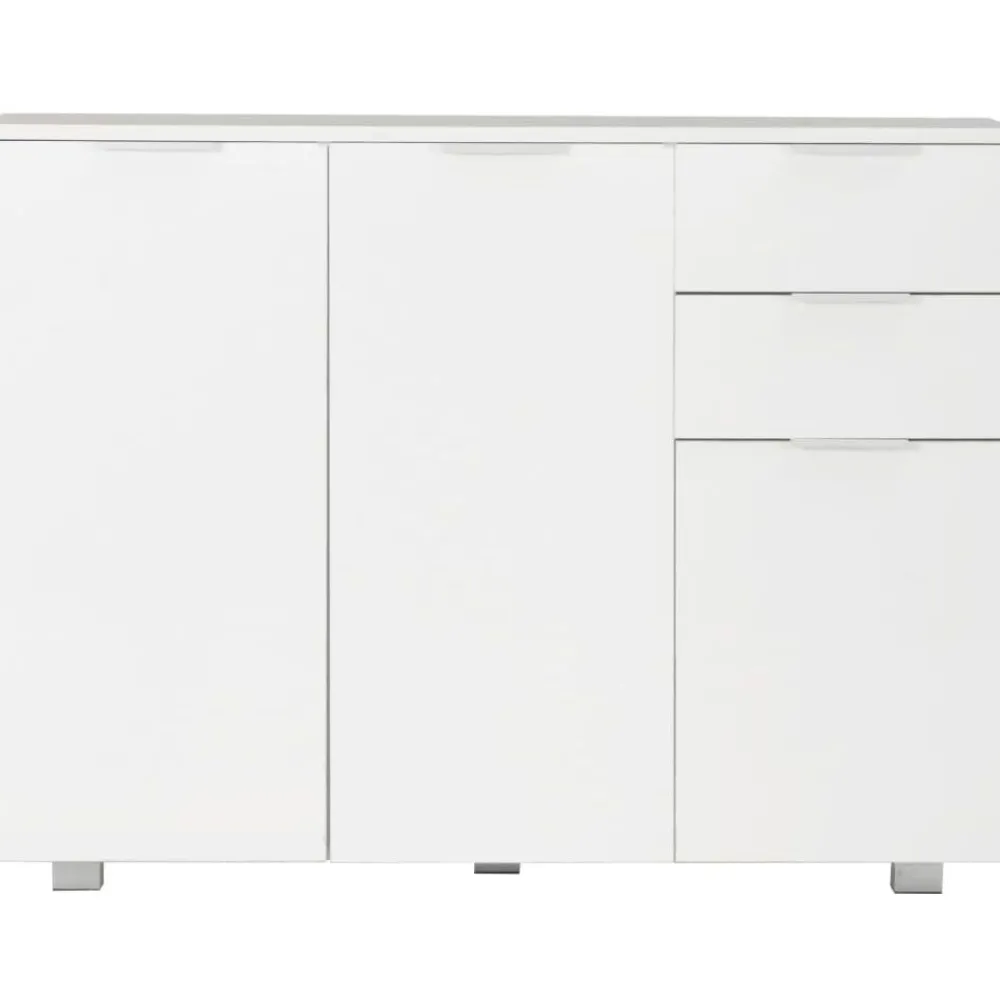 Senkki korkeakiilto valkoinen 107x35x80 cm*FinePRICE Online