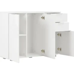 Senkki korkeakiilto valkoinen 107x35x80 cm*FinePRICE Online