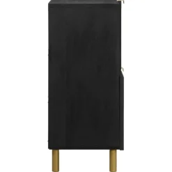 Senkki musta 80x33x75 cm tekninen puu (17675)*FinePRICE Best