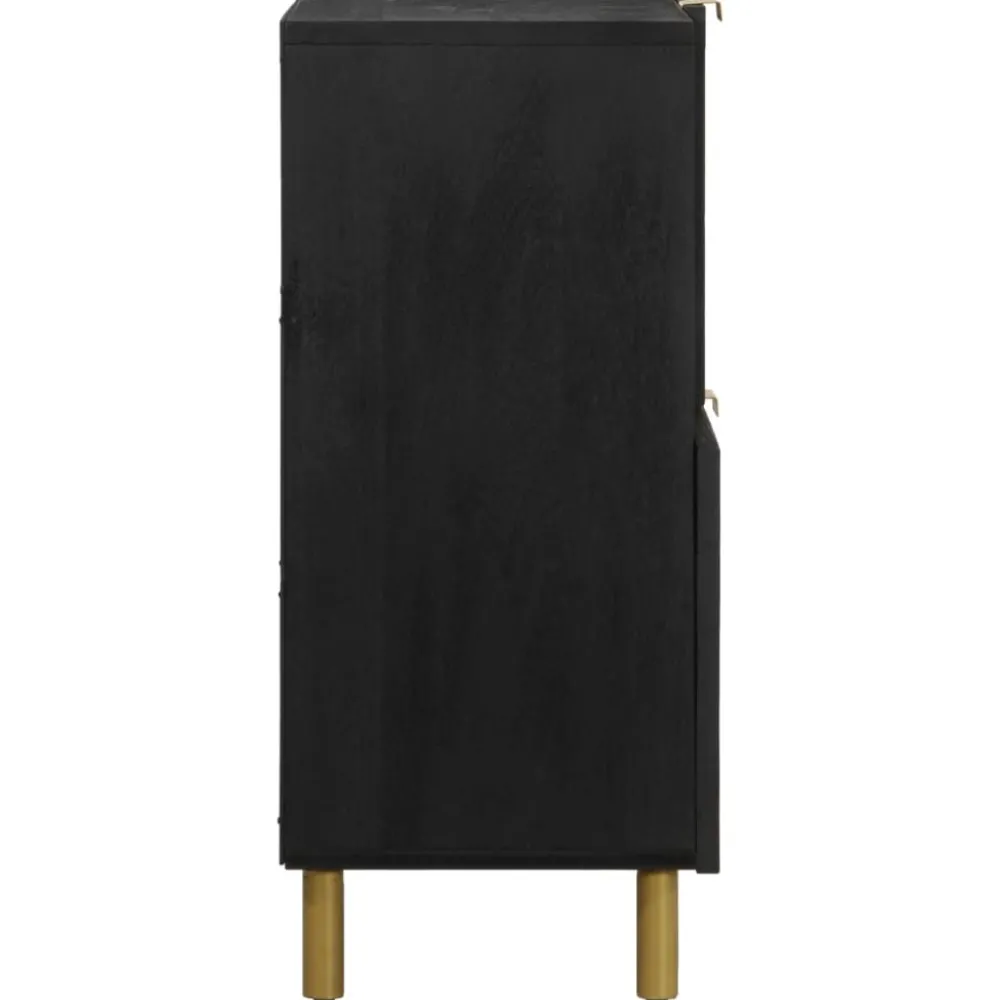 Senkki musta 80x33x75 cm tekninen puu (17675)*FinePRICE Best