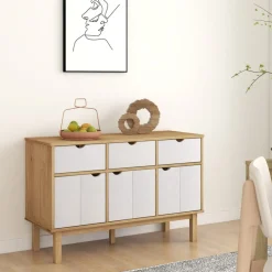 Outlet Senkki Otta 114x43x73,5cm, mänty, eri värejä Senkit