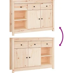 Discount Senkki 100x35x74cm, mänty, eri värejä Senkit
