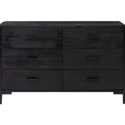 New Senkki 110x35x70 cm mänty musta Senkit