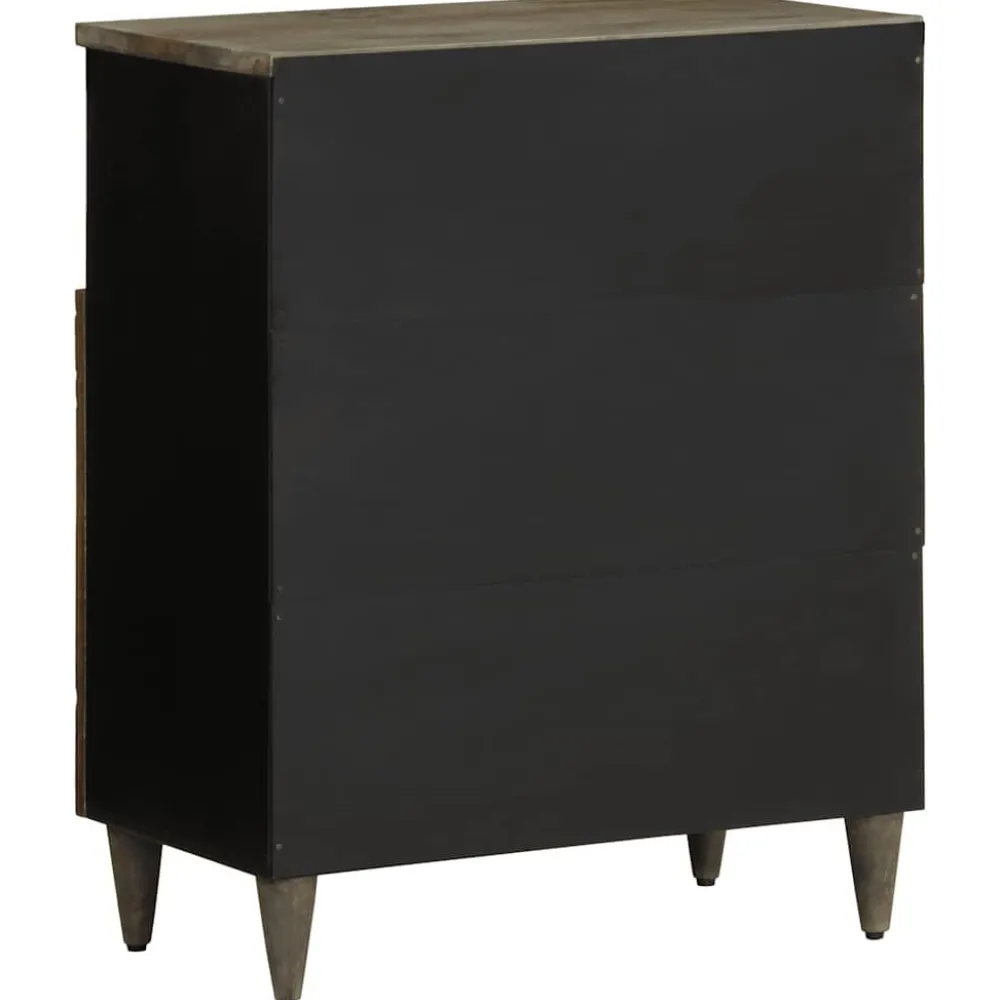 New Senkki 60x33x75 cm täysi mangopuu (17817) Senkit