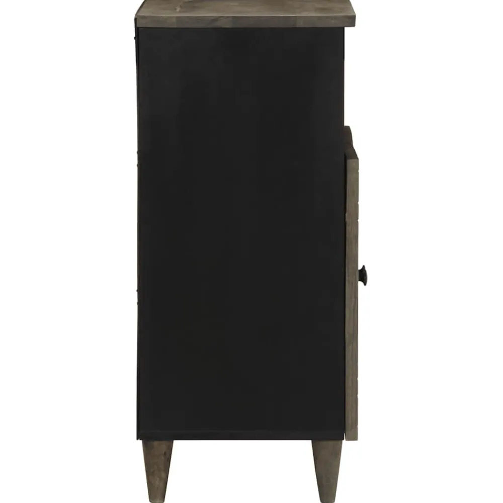 New Senkki 60x33x75 cm täysi mangopuu (17817) Senkit