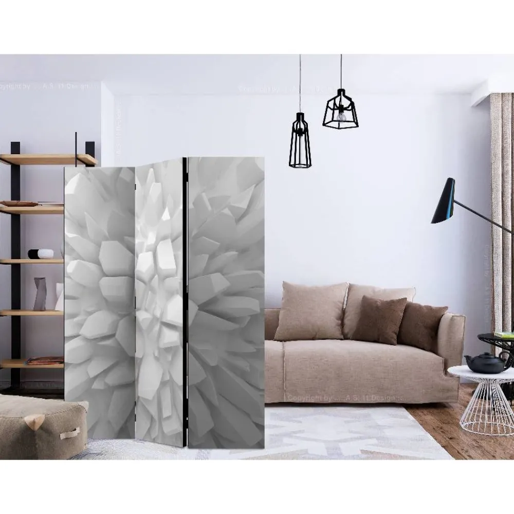 Sermi White dahlia 135x172cm*Artgeist New