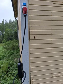 Sähköauton latauslaite EV, Type2, 3-vaihe, 16A, 11kW, 8m*Motorwerk Hot