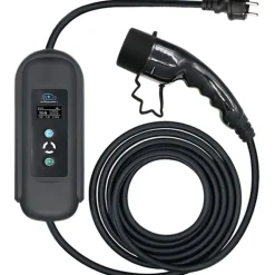 New Sähköauton latauslaite EV, Type2, 1-vaihe, 16A, 3.7kW, 8m kaapeli Sähköauton Latauslaitteet