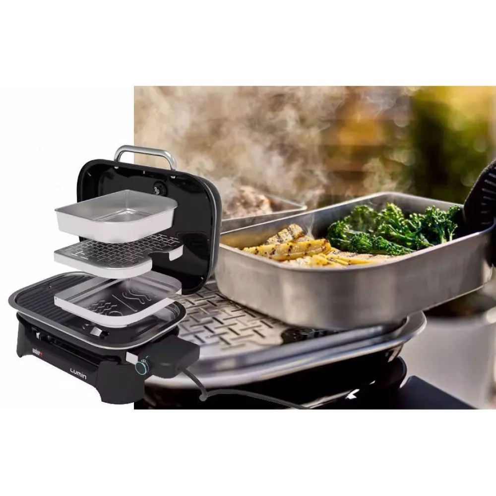Sähkögrilli Weber Lumin Compact jalustalla*Weber Grill Hot
