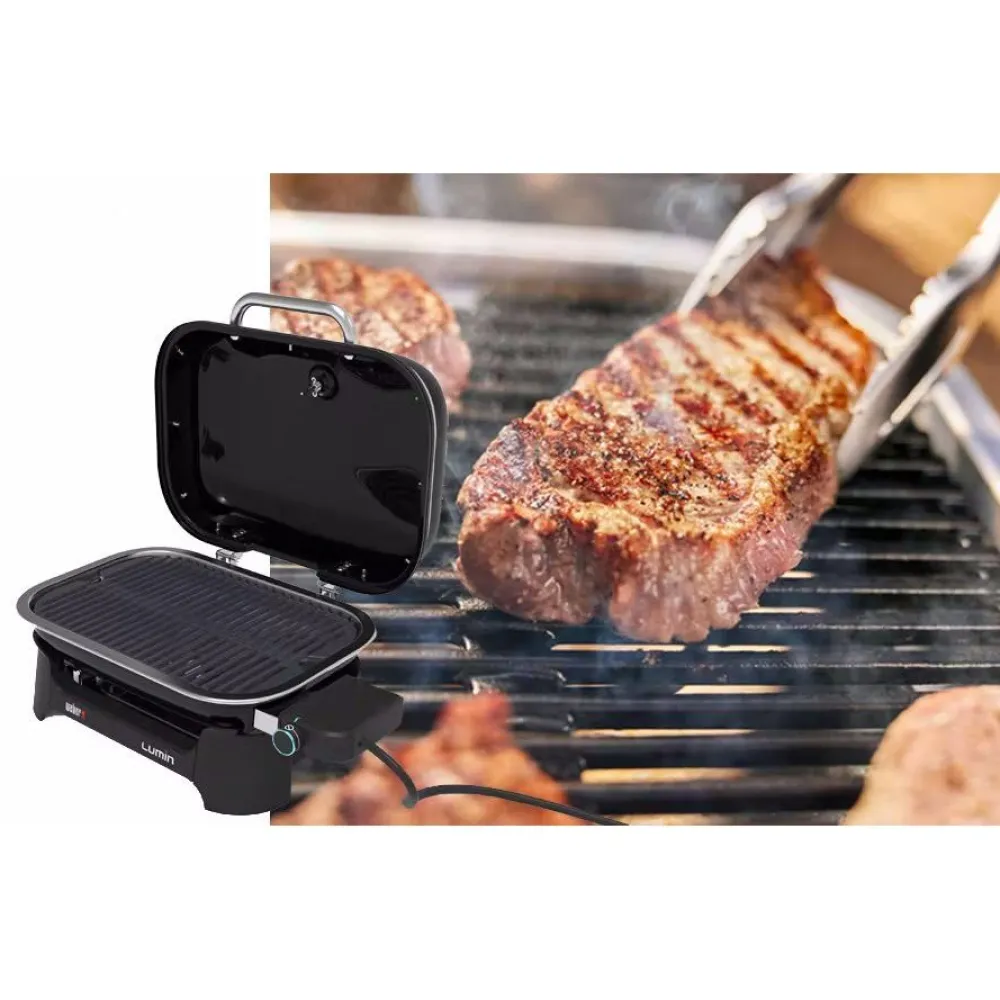 Sähkögrilli Weber Lumin Compact jalustalla*Weber Grill Hot