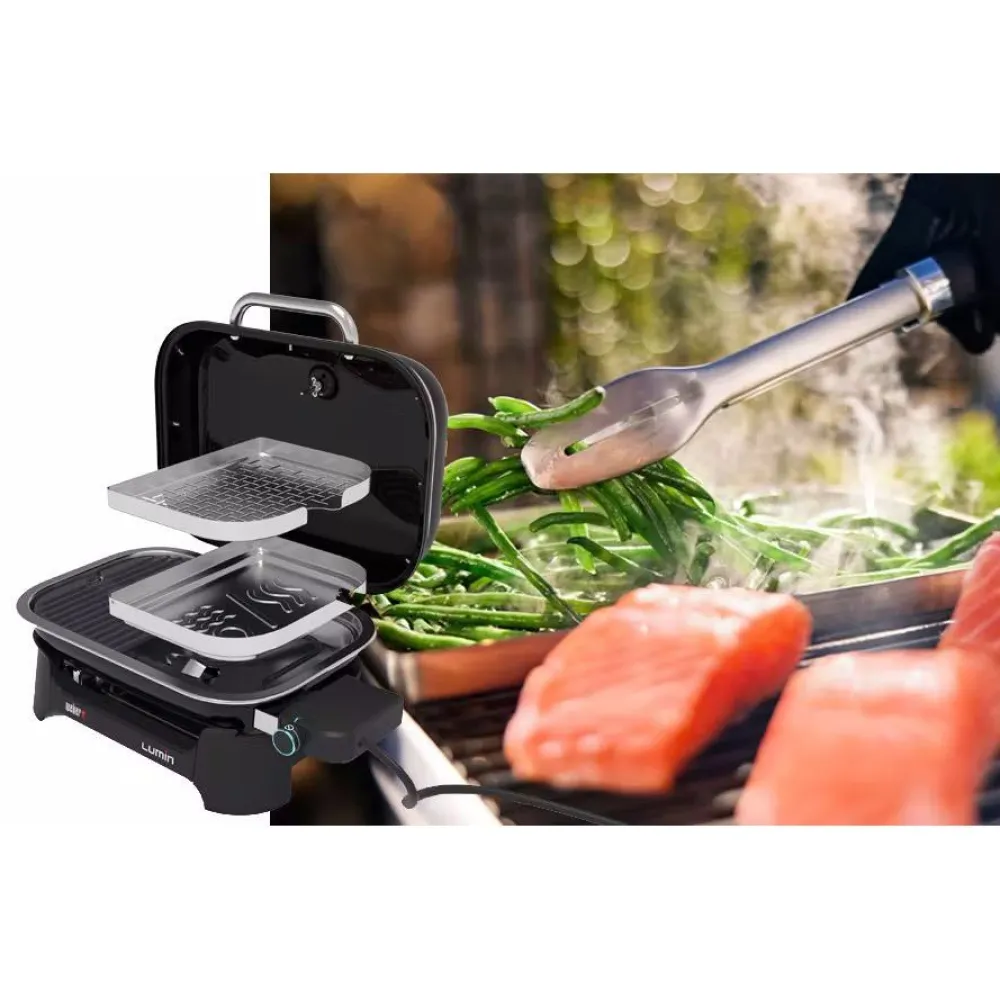Sähkögrilli Weber Lumin Compact jalustalla*Weber Grill Hot