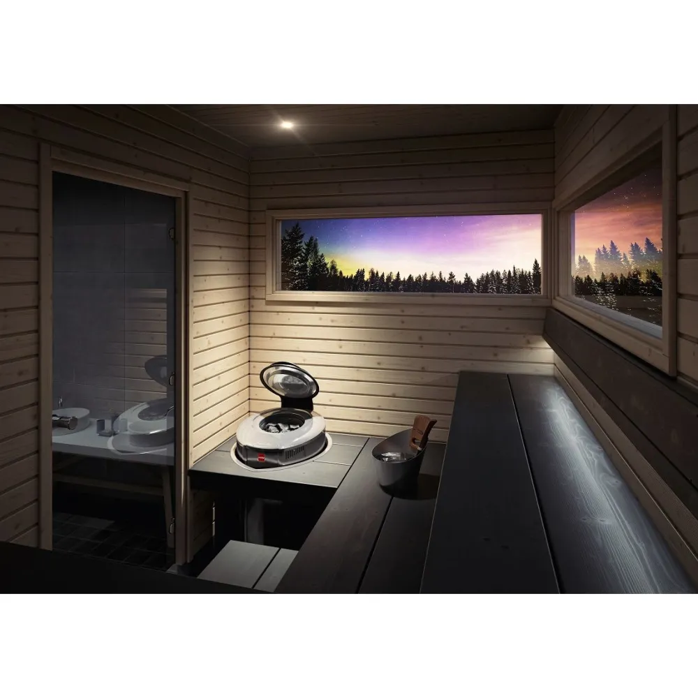Sähkökiuas Aina Valmis Forte AFB6 6 kW 7-12 m³ erillinen ohjaus musta*Harvia Outlet