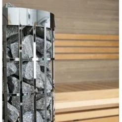 Sähkökiuas Cilindro Xenio PC90XE Black Steel 9 kW 8-14 m³ erillinen ohjaus*Harvia