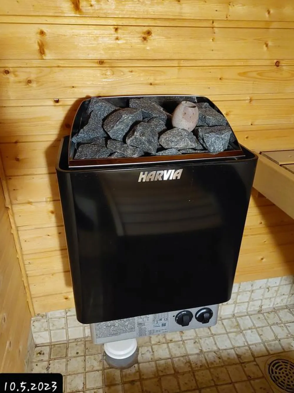 Sähkökiuas Sähkäri KIP80 8 kW 7-12 m³ kiinteä ohjaus musta*Harvia Sale