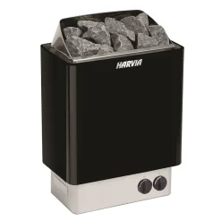 Sähkökiuas Sähkäri KIP60 6 kW 5-8 m³ kiinteä ohjaus musta*Harvia