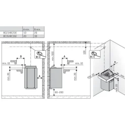 Outlet Sähkökiuas Vega Compact BC35 3,5 kW 2-4,5 m³ kiinteä ohjaus Sähkökiukaat|Harvia-Kiukaat