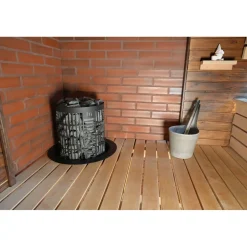 Sähkökiuas Tahko M 9,0 kW 8-15 m³ kiinteä ohjaus musta*Mondex Clearance