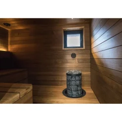 Sähkökiuas Tahko M 9,0 kW 8-15 m³ kiinteä ohjaus musta*Mondex Clearance