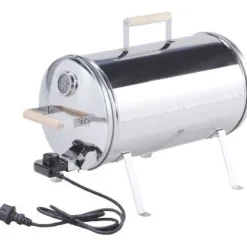 Sähkösavustin 1100W termostaatti 57 x 26 x 41 cm ruostumaton teräs*Kobe Clearance