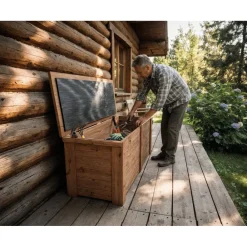 Best Säilytysarkku 50 x 60 x 160 cm eri värejä Säilytyslaatikot Ulos|Puiset Puutarhakalusteet