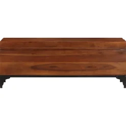 Best Säilytysarkku 110x35x41 cm akaasiapuu Säilytysarkut