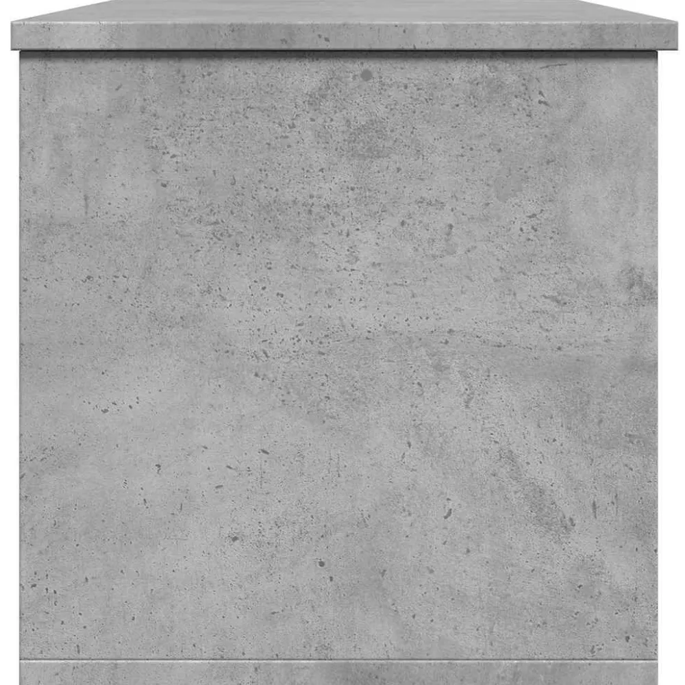 Säilytyslaatikko betoninharmaa 102x35x35 cm tekninen puu (40691)*FinePRICE Clearance